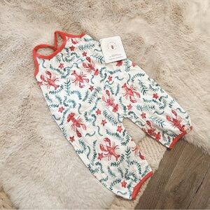 Burt's Bees Baby Lobster Maze Organic Cotton Jumpsuit